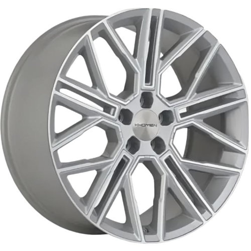 Диски Khomen KHW 2101 9.5x21 5*120 ET45.5 DIA62.5 F-Silver-FP Литой купить с бесплатной доставкой в пункты выдачи в Петербурге